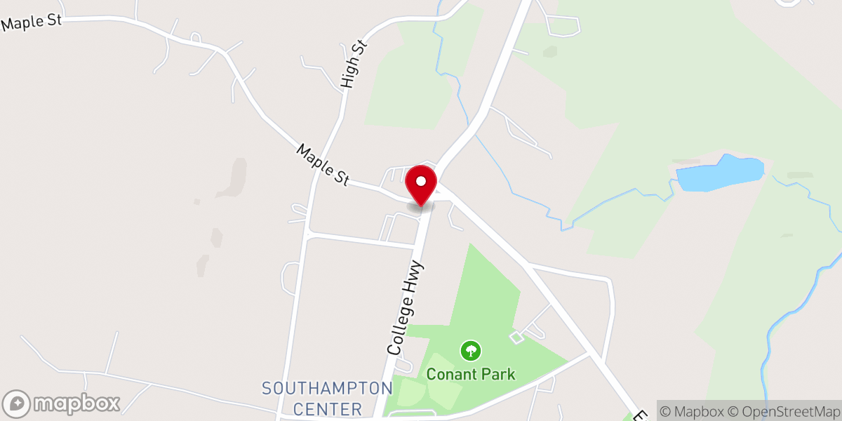 Map showing location of WW Studio @ First Congregational Church of Southampton