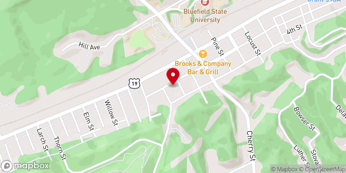 Map showing location of Calvary United Holy Church