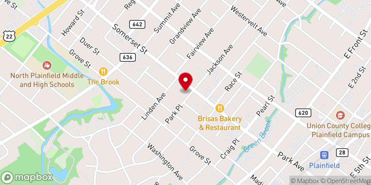 Map showing location of Glad Tidings Church of God of Prophecy