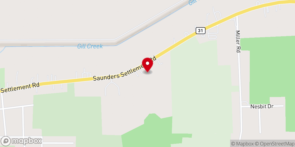 Map showing location of Colonial Heights Free Methodist Church