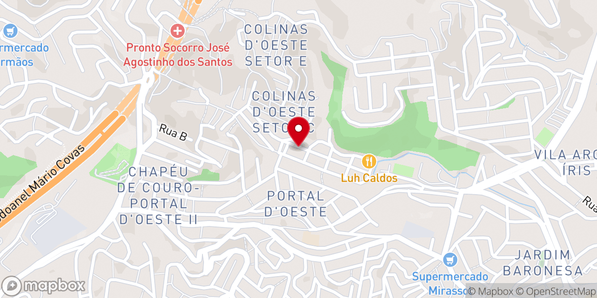 Map showing location of Sede Nacional da Igreja Pentecostal Poder de Deus