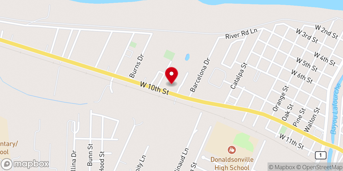 Map showing location of New Vision Outreach Ministries