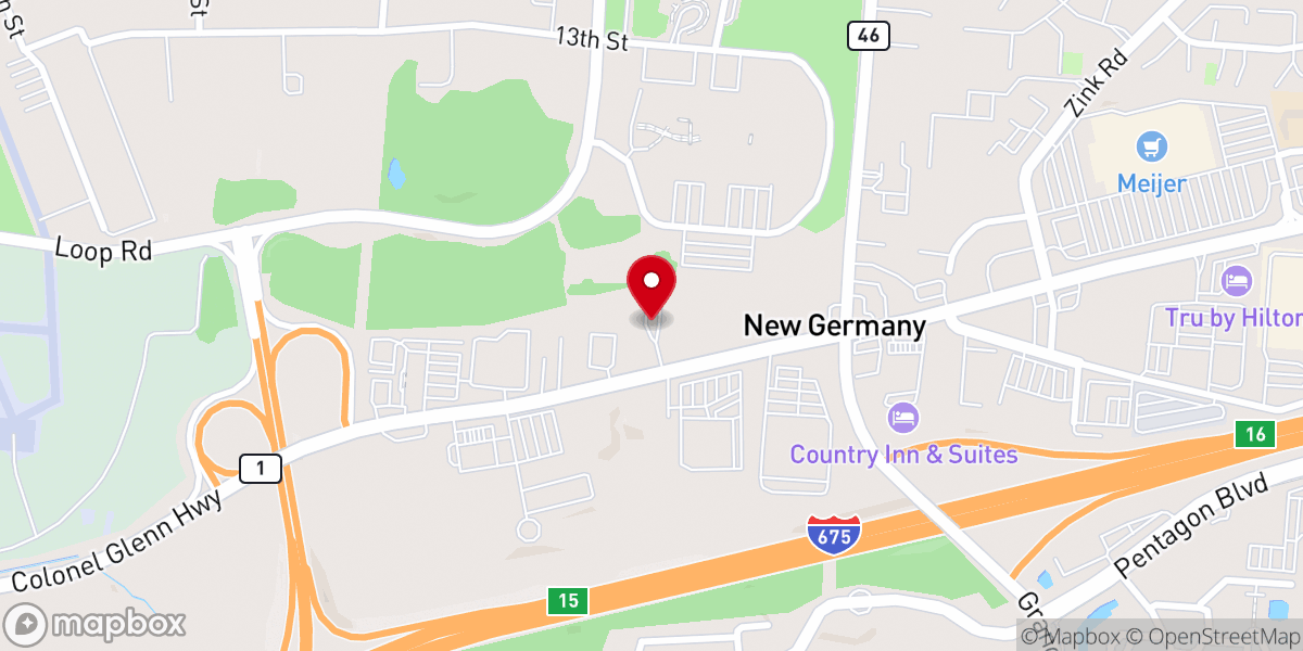 Map showing location of Wayside Chapel