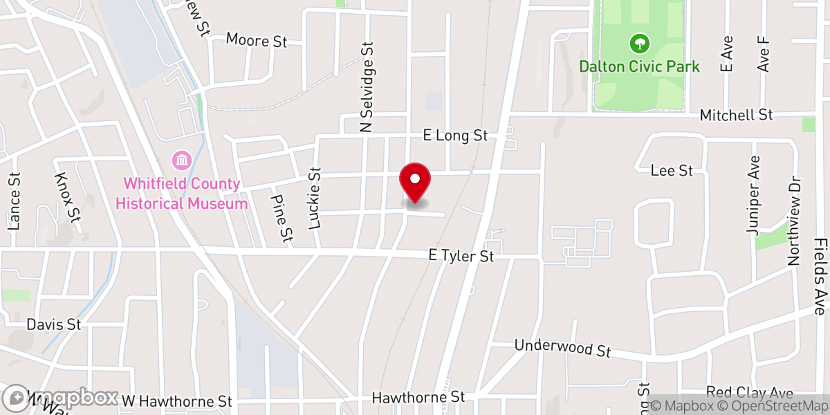 Map showing location of Iglesia Universal