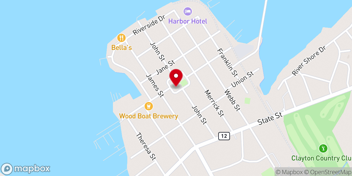 Map showing location of Creative Play area