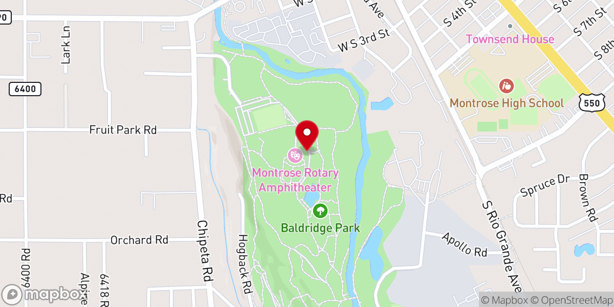 Map showing location of Cerise Park