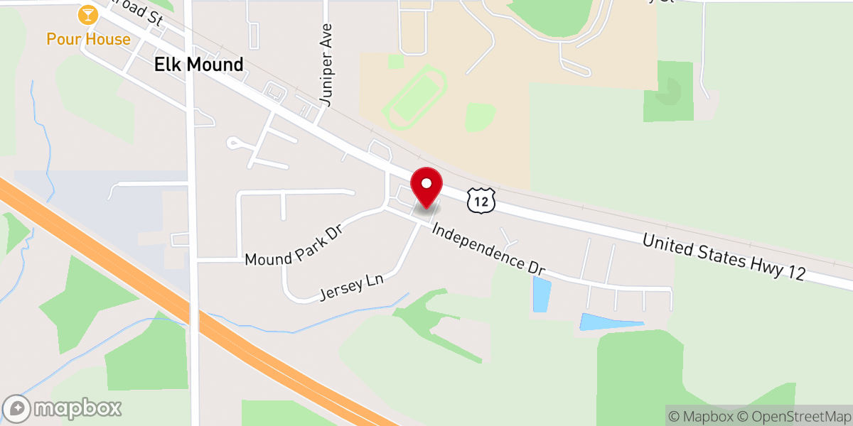 Map showing location of Cornerstone Apostolic Church