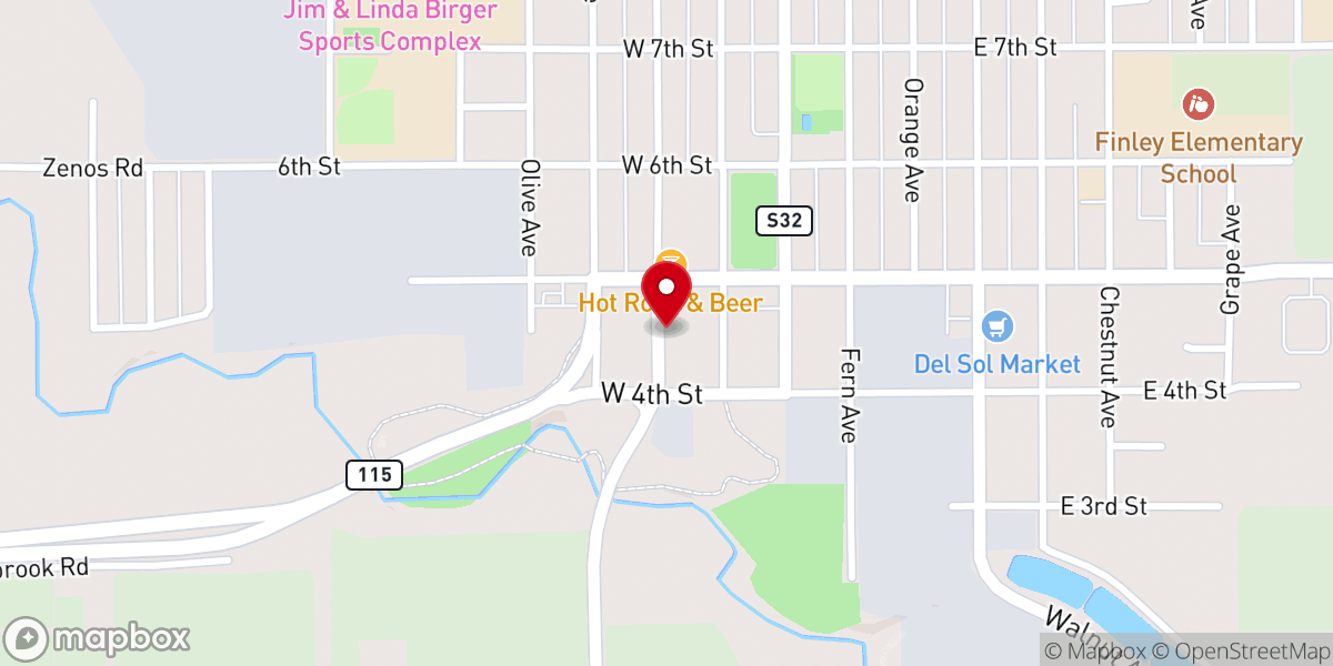 Map showing location of Turning Point Ministries