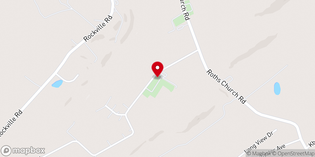 Map showing location of Trinity Roth's United Church
