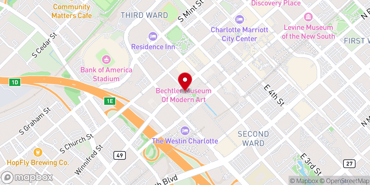Map showing location of St. Peter Catholic Church