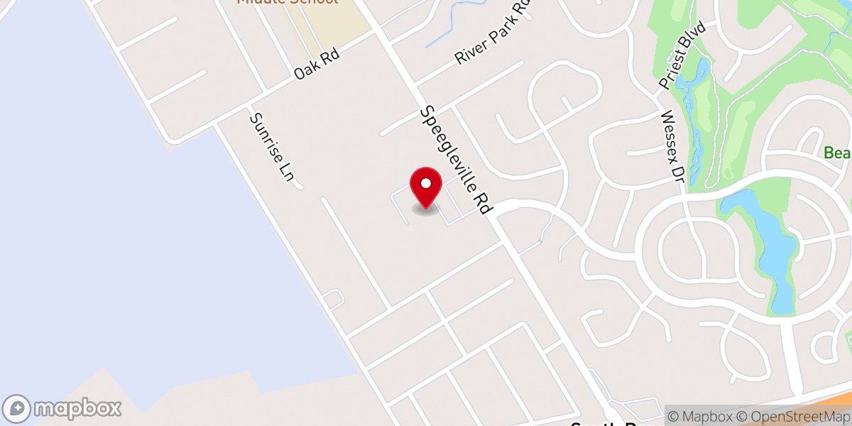 Map showing location of Fellowship Bible Church