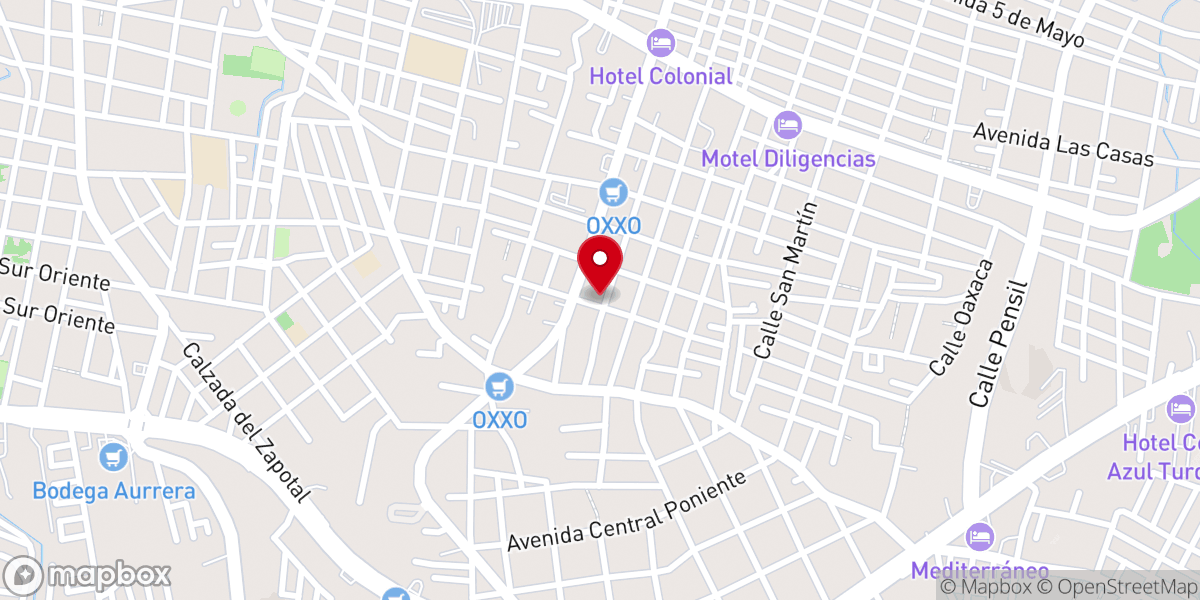 Map showing location of Iglesia Cristiana Salmos 23