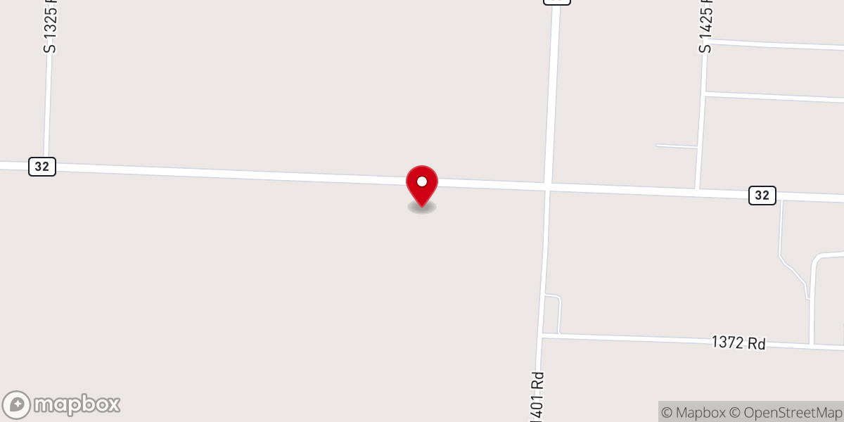 Map showing location of Saved By Grace Church