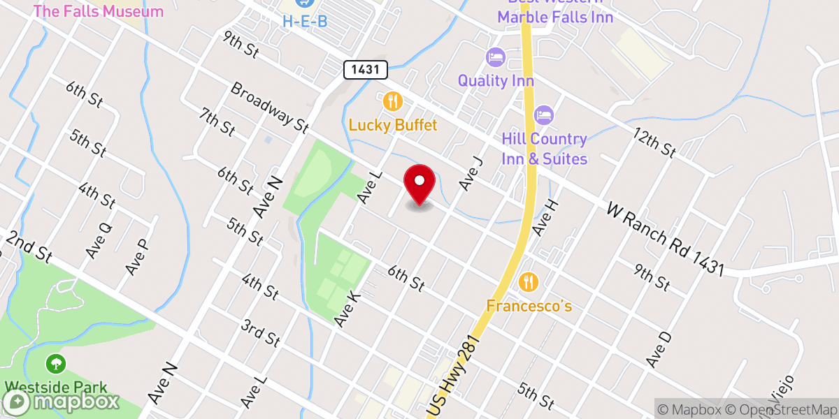 Map showing location of Helping Center