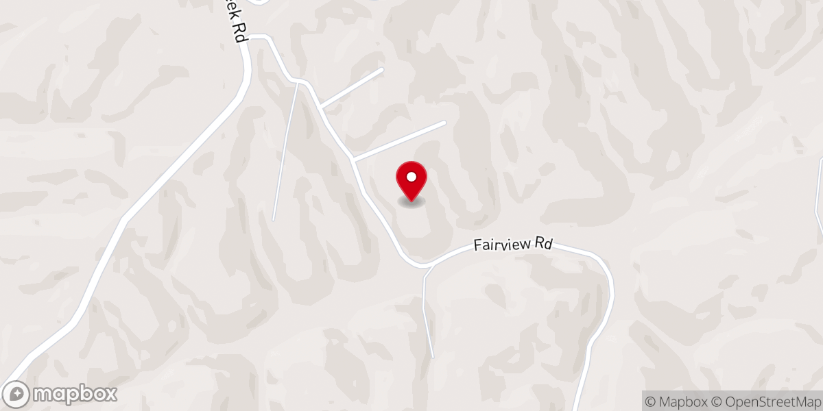 Map showing location of Fairview United Methodist Church
