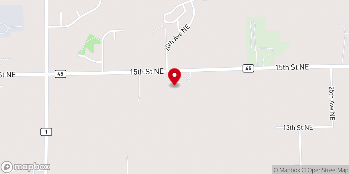 Map showing location of Countryside Seventh-day Adventist Church