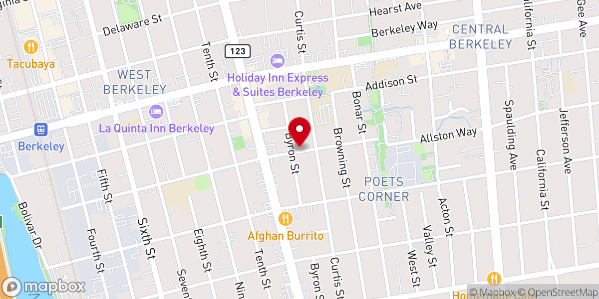 Map showing location of Apostolic Lutheran Church