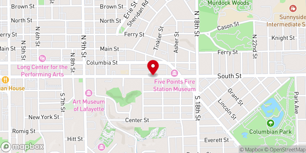 Map showing location of St. Mary Historic District