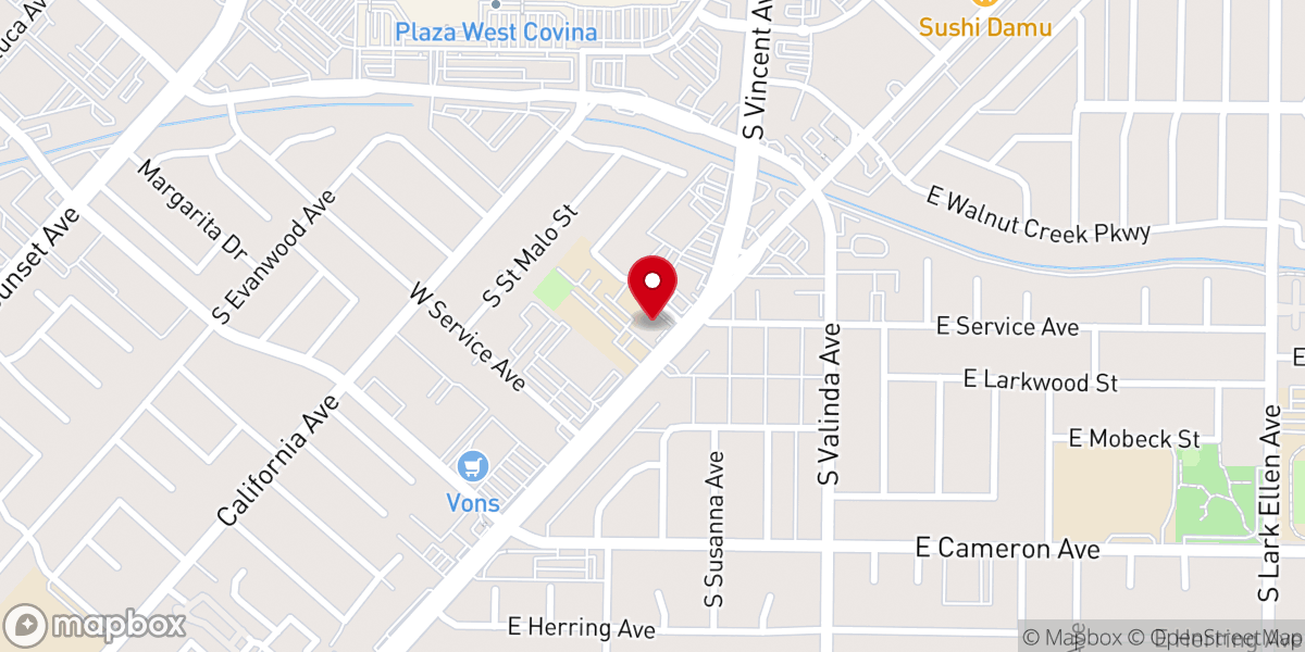 Map showing location of Saint Christopher Catholic Church