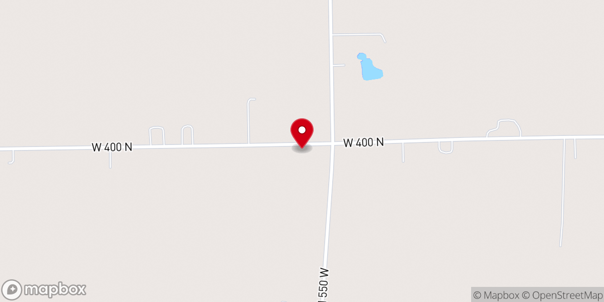 Map showing location of Sugar Grove Church