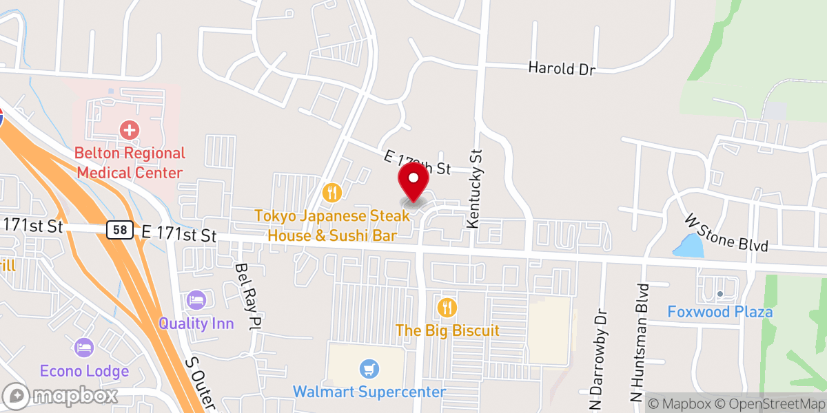 Map showing location of My Christ Connection