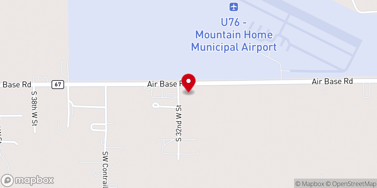 Map showing location of Liberty Christian Fellowship