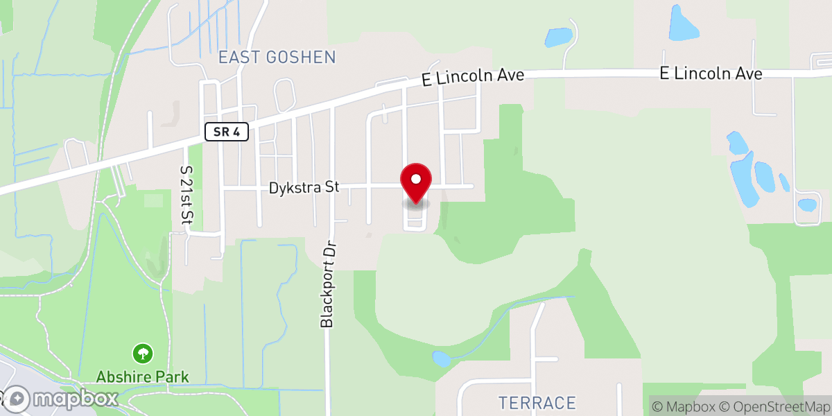Map showing location of Mission 72 Church