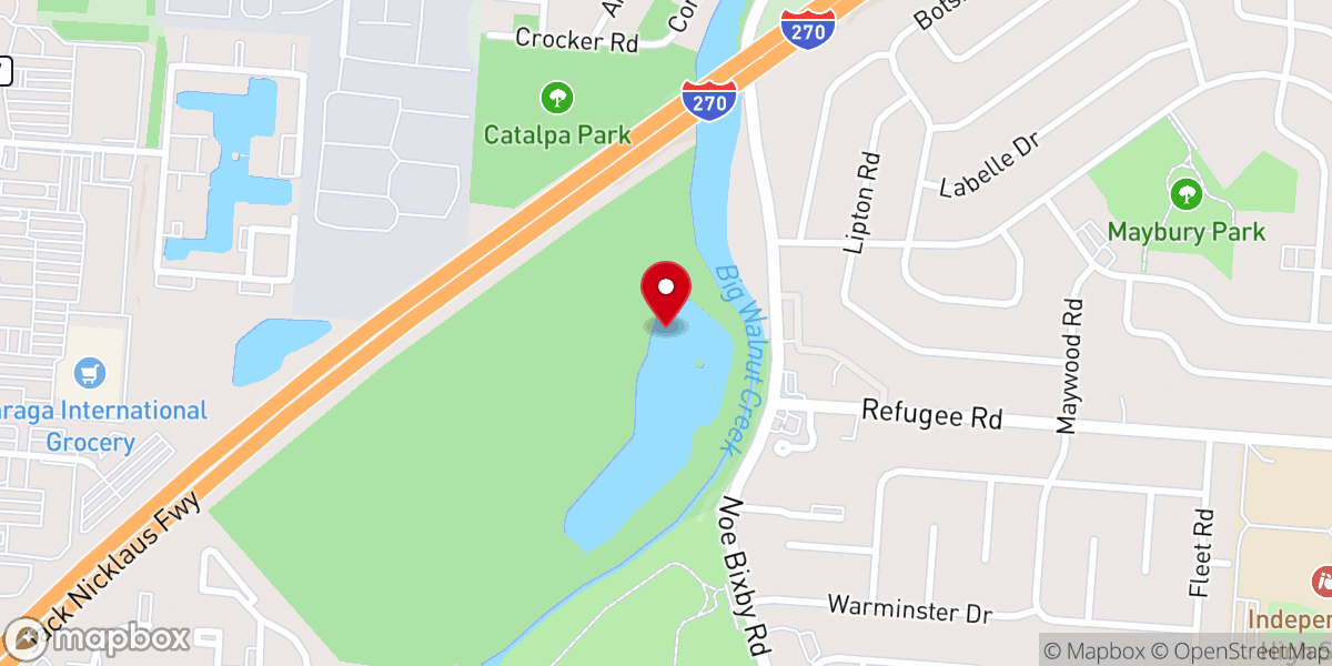 Map showing location of Oasis of Love Community Church