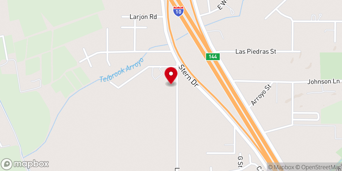 Map showing location of Our Lady of Guadalupe Prayer Center