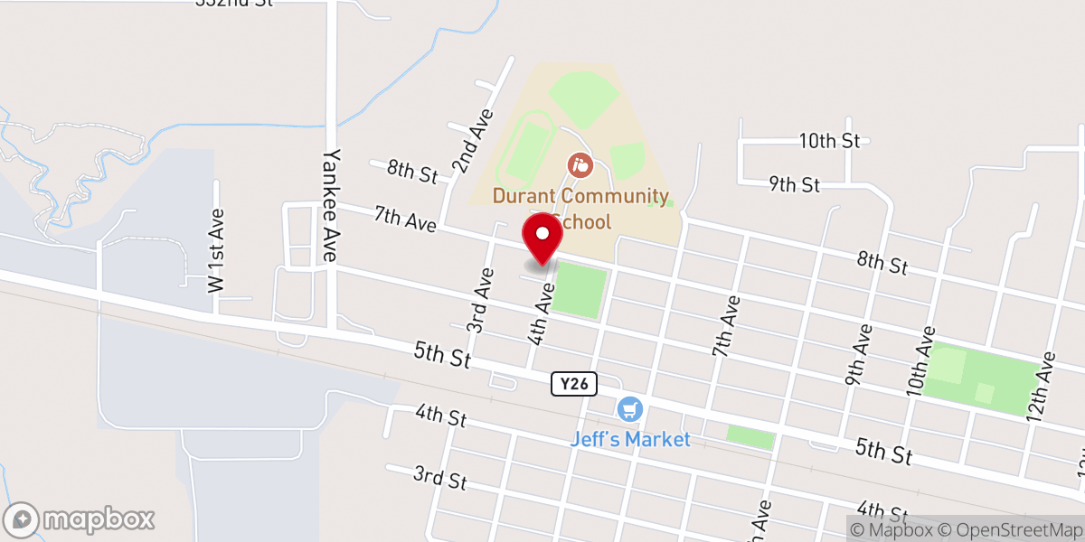 Map showing location of Gloria Dei Lutheran Church