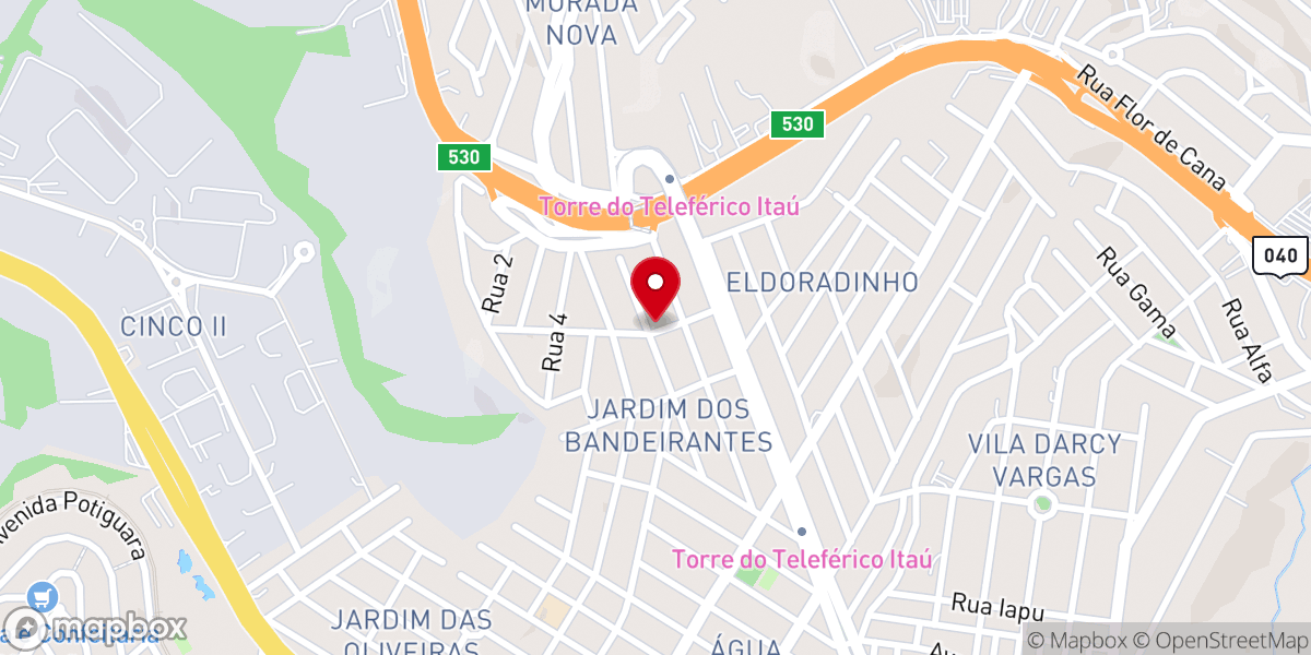 Map showing location of Igreja Evangélica Assembléia de Deus