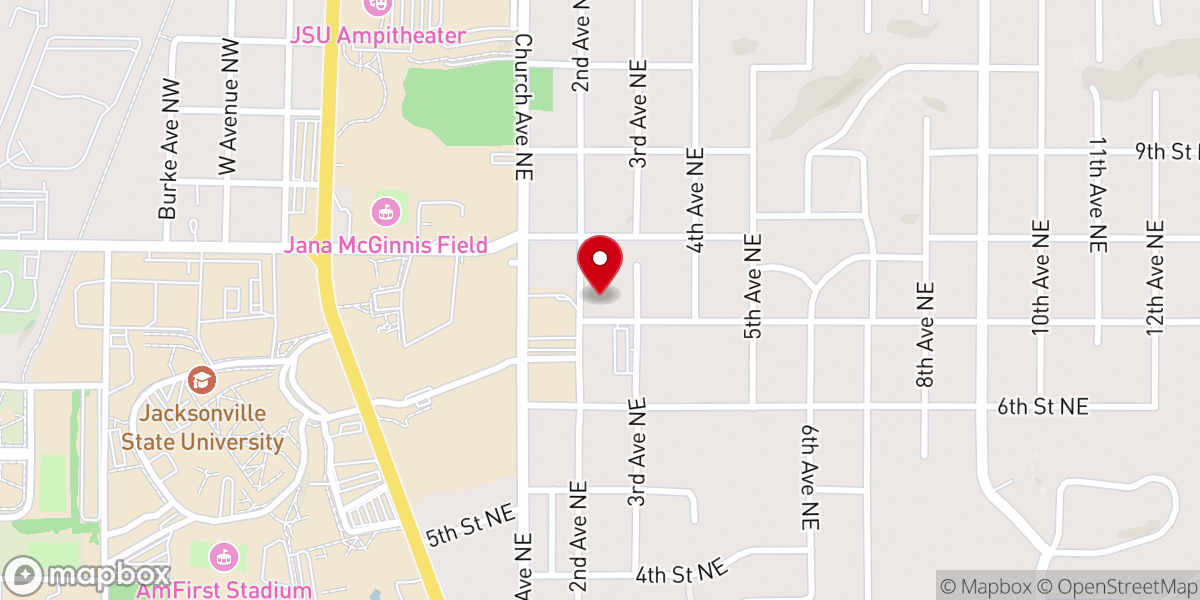 Map showing location of Saint Charles Borromeo Catholic Church