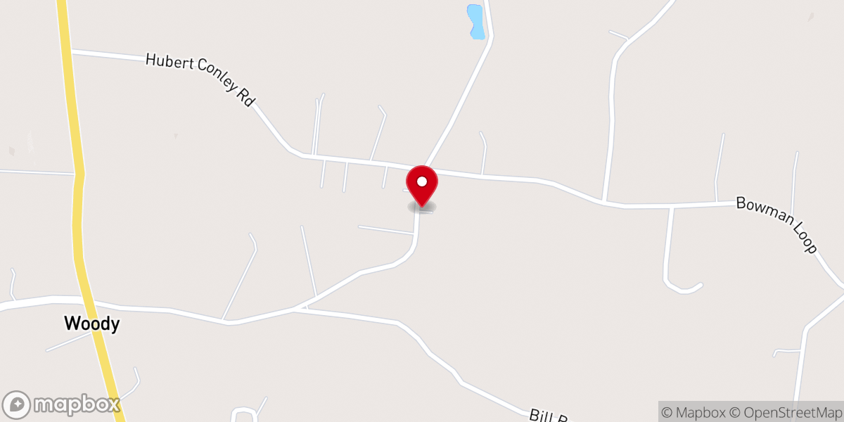 Map showing location of Bethlehem Baptist Church