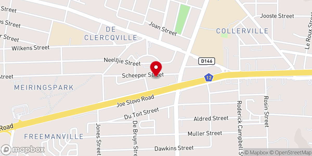 Map showing location of Resounding Grace Chapel