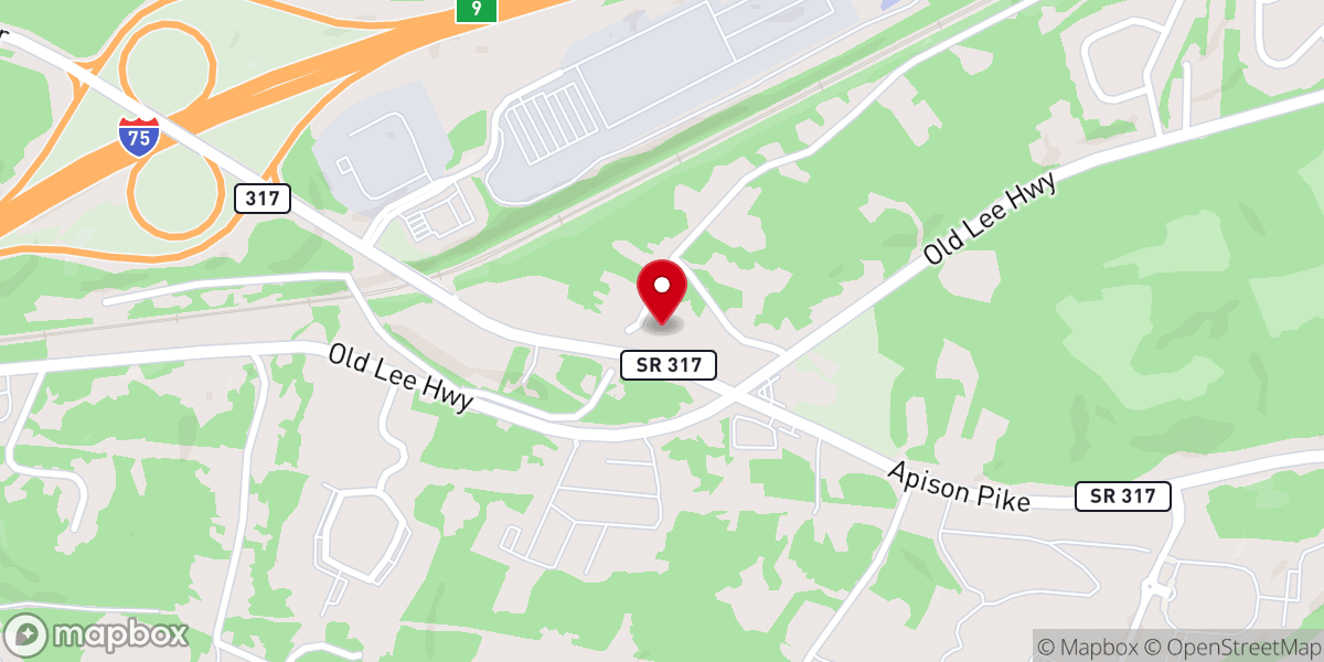 Map showing location of St Peter Missionary Baptist