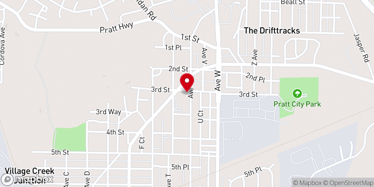 Map showing location of Miracle Deliverance Temple Church of God in Christ