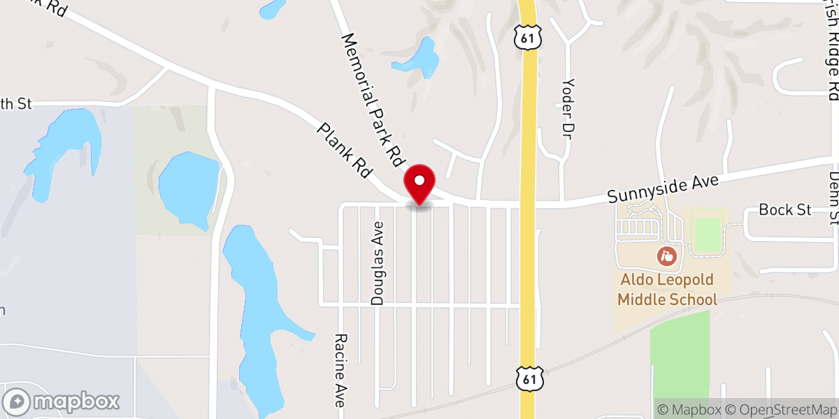 Map showing location of Village of Love Ministry
