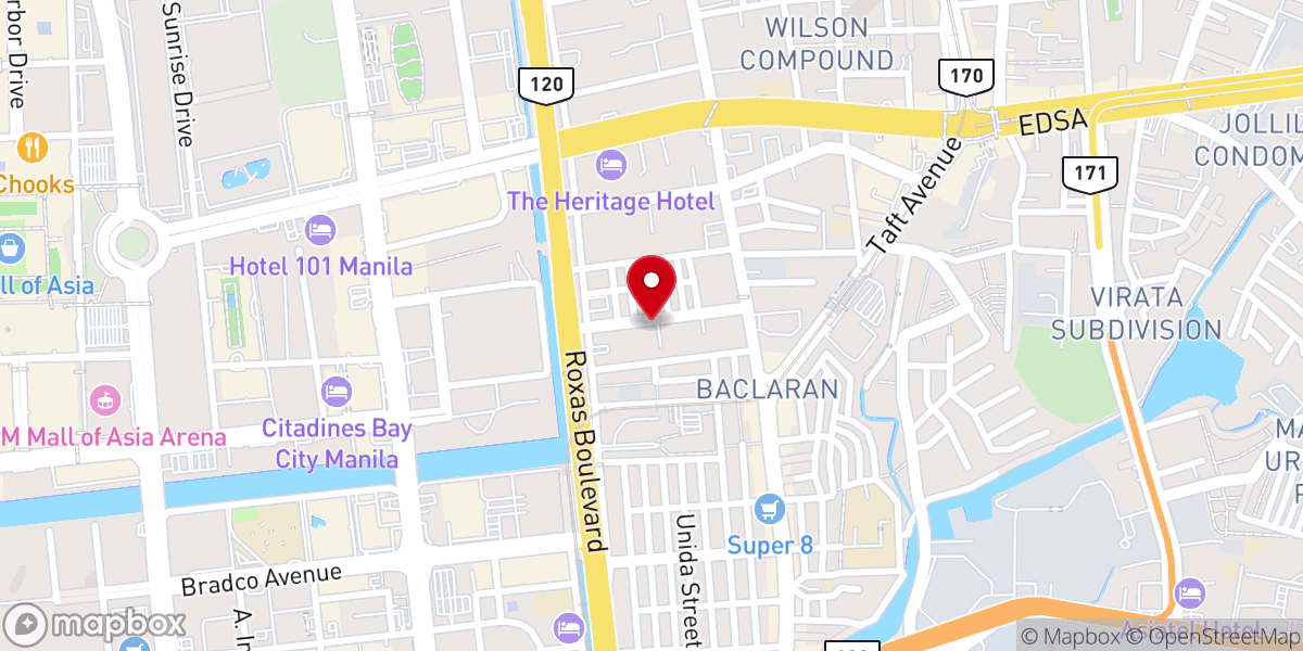 Map showing location of The Church of Jesus Christ of Latter-day Saints