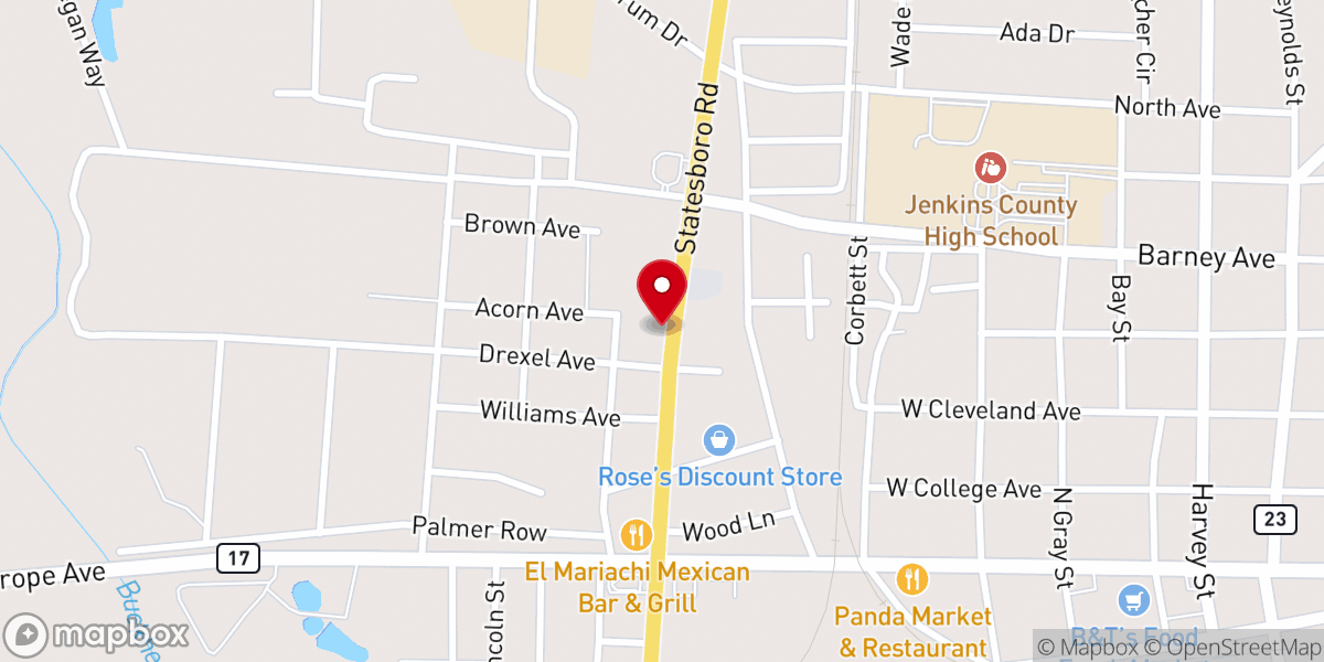 Map showing location of The Church of God