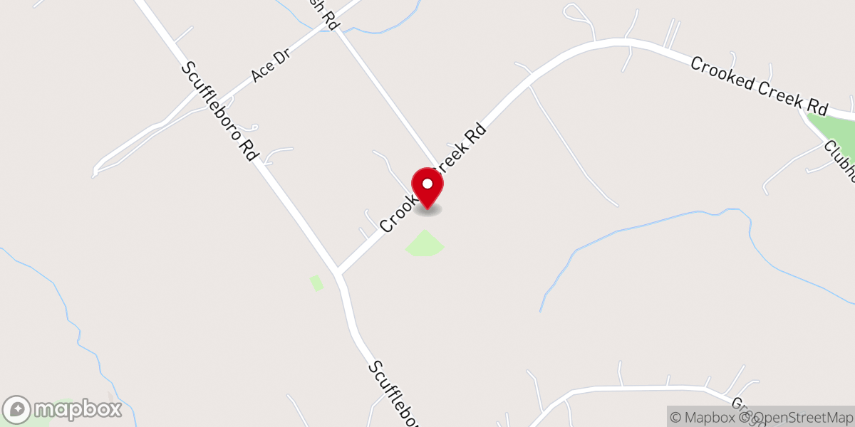 Map showing location of Lake Country Baptist Church
