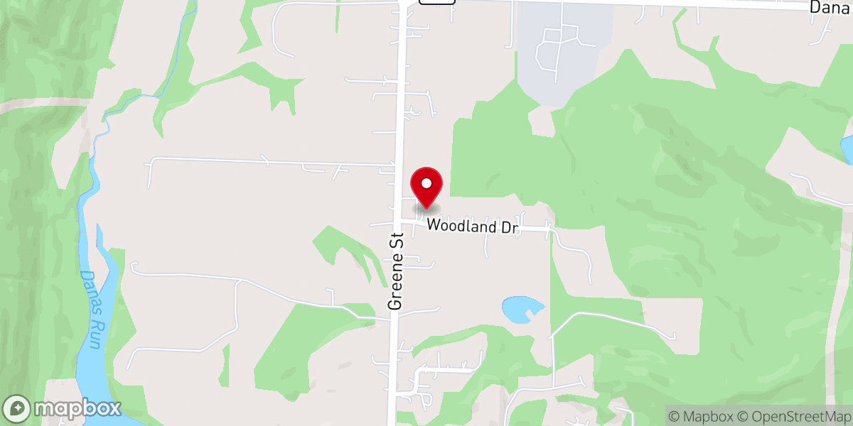 Map showing location of Newport Church of Christ