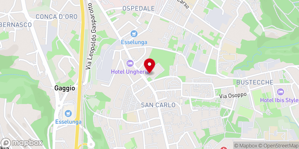 Map showing location of Convento Frati Minori Cappuccini
