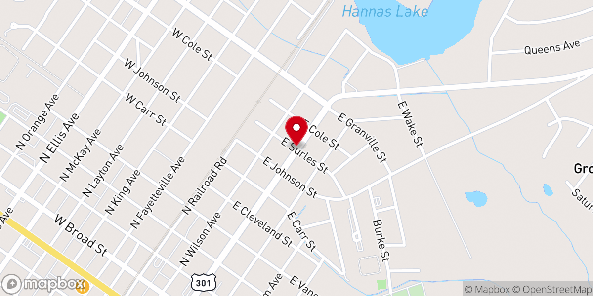 Map showing location of Lou Chapel Church