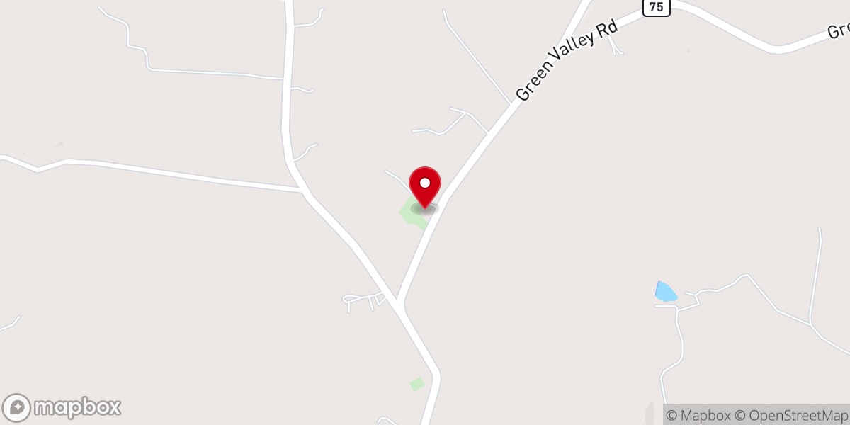 Map showing location of Johnsville United Methodist Church