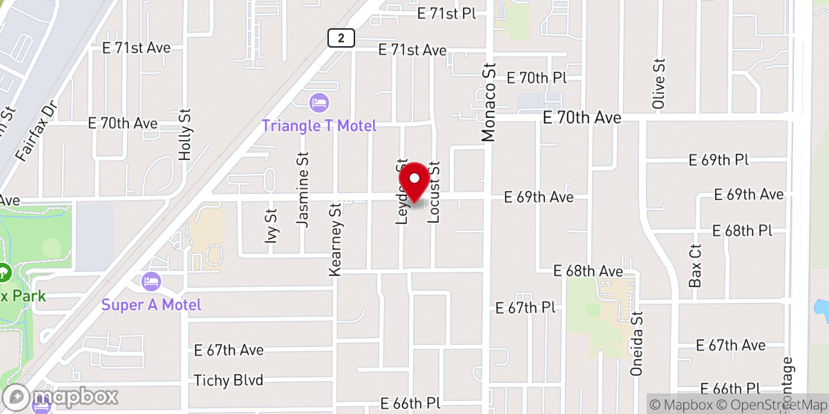 Map showing location of Soul Care Full Gospel Center