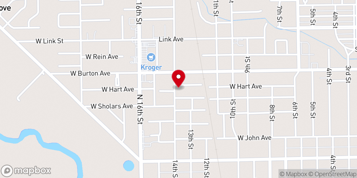 Map showing location of Full Gospel House of Deliverance