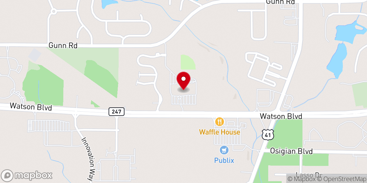 Map showing location of Worship Center