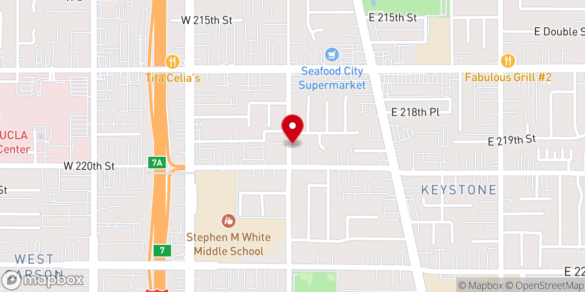 Map showing location of International Church of Harvest