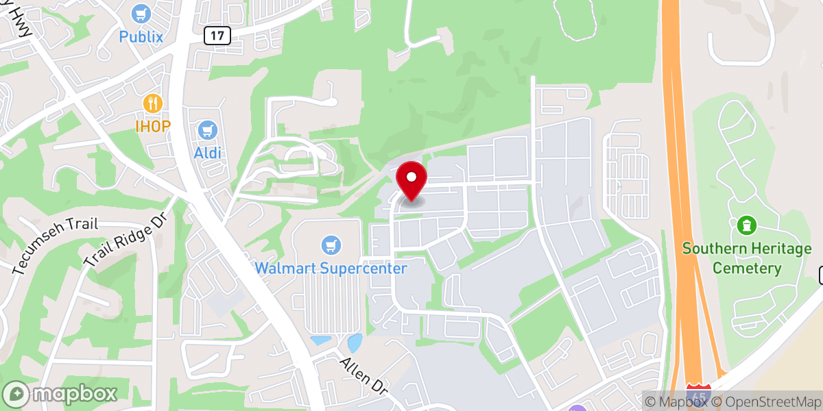 Map showing location of DAYSPRING Church
