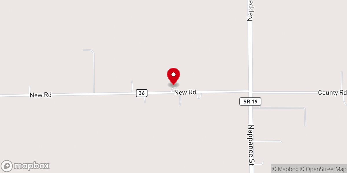 Map showing location of Clearland Old Order Mennonite Church